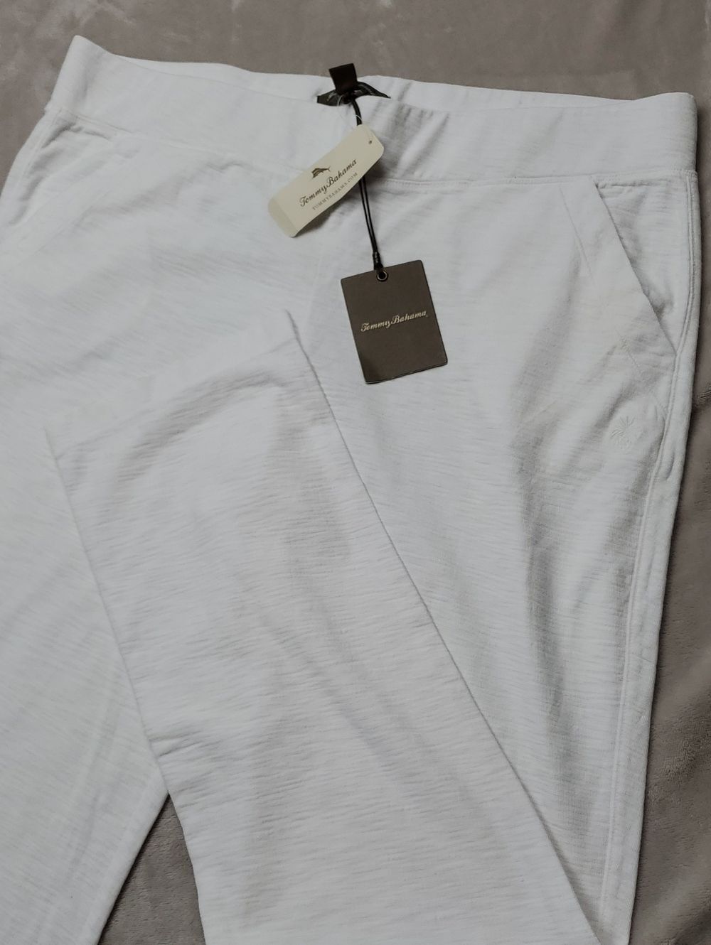 Tommy Bahama | Women's Size L | NWT White Knoll Jersey Beach Pants